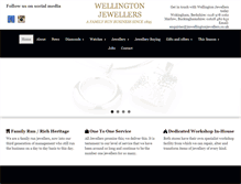 Tablet Screenshot of jmwellingtonjewellers.co.uk